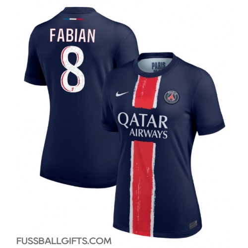 Paris Saint-Germain Fabian Ruiz #8 Fußballbekleidung Heimtrikot Damen 2024-25 Kurzarm